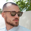 image:imageDIFF Billie Designer Square Sunglasses for Men and Women UV400 Protection Classic styleShadow Tortoise  Grey Polarized
