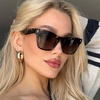 image:imageDIFF Bradley Designer Rectangular Sunglasses for Women and Men  Fashionable amp Trendy Style  100 UV ProtectionEspresso Tortoise