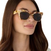 image:imageDIFF Bradley Designer Rectangular Sunglasses for Women and Men  Fashionable amp Trendy Style  100 UV ProtectionGilded TortoiseCourtside Ivory  Brown