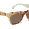 image:imageDIFF Bradley Designer Rectangular Sunglasses for Women and Men  Fashionable amp Trendy Style  100 UV ProtectionGilded TortoiseCourtside Ivory  Brown