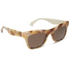 image:imageDIFF Bradley Designer Rectangular Sunglasses for Women and Men  Fashionable amp Trendy Style  100 UV ProtectionGilded TortoiseCourtside Ivory  Brown
