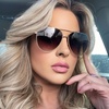 image:imageDIFF Dash Designer Aviator Sunglasses for Women UV400 ProtectionBrushed Gold  Coffee Gradient