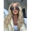 image:imageDIFF Dash Designer Aviator Sunglasses for Women UV400 ProtectionBrushed Gold  Coffee Gradient
