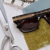 image:imageDIFF Emily in Paris  Alfie Rectangle Designer Sunglasses for Women and Men  UV400 Protection  Truffle Tortoise  Deep Brown