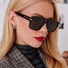 image:imageDIFF Emily in Paris  Julien Navigator Designer Sunglasses for Women and Men  UV400 Protection  Jet Noir  Smoke Black