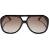 image:imageDIFF For Love amp Lemons  Pauline Oversized Navigator Sunglasses for Women  UV400 ProtectionBlack  Brown Gradient