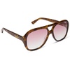 image:imageDIFF For Love amp Lemons  Pauline Oversized Navigator Sunglasses for Women  UV400 ProtectionHoney Tortoise  Rose Gradient