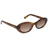 image:imageDIFF For Love amp Lemons  Sabrina Oval 90s Sunglasses for Women  UV400 ProtectionHoney Tortoise  Brown Gradient