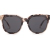 image:imageDIFF Gia Designer Square Sunglasses for Women  Fashionable amp Trendy Eyewear  100 UVAUVB ProtectionCream Tortoise  Grey
