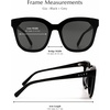 image:imageDIFF Gia Designer Square Sunglasses for Women  Fashionable amp Trendy Eyewear  100 UVAUVB ProtectionCream Tortoise  Grey