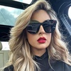 image:imageDIFF Gia Designer Square Sunglasses for Women  Fashionable amp Trendy Eyewear  100 UVAUVB ProtectionEspresso Tortoise  Grey