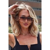 image:imageDIFF Imani Designer Shield Sunglasses for Women UV400 ProtectionGold  Brown Gradient