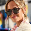 image:imageDIFF Jena Sims Designer Oversized Sunglasses for Women  100 UVAUVB Polarized ProtectionBlue Color Pop  G15