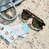 image:imageDIFF Jena Sims Designer Oversized Sunglasses for Women  100 UVAUVB Polarized ProtectionBlue Color Pop  G15