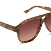 image:imageDIFF Jessie James Decker Nash JJD Aviator Designer Sunglasses for Women UV400 ProtectionBlack Walnut Tortoise  Brown Gradient