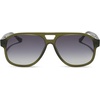image:imageDIFF Jessie James Decker Nash JJD Aviator Designer Sunglasses for Women UV400 ProtectionMilky Olive  Grey Gradient