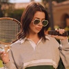 image:imageDIFF Joey Oversized Aviator Sunglasses for Women and Men  UV400 Protection  Modern Geometric ShadesCourtside Ivory  Slate Gradient Flash