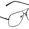 image:imageDIFF Jonas Designer Blue Light Blocking Glasses  Lightweight Naviator  HEV Blue Filtering LensBlack