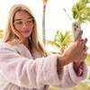 image:imageDIFF Jordan Designer Blue Light Blocking Glasses  Oversized Navigator Frame  UV400 ProtectionClear  Gold
