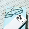 image:imageDIFF Jordan Designer Blue Light Blocking Glasses  Oversized Navigator Frame  UV400 ProtectionClear  Gold