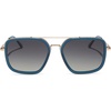 image:imageDIFF Jordan Designer Navigator Sunglasses for Women  100 UVAUVB Protection  Solid FramesClubhouse Blue  Grey Gradient