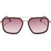 image:imageDIFF Jordan Designer Navigator Sunglasses for Women  100 UVAUVB Protection  Solid FramesRugby Red