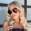 image:imageDIFF Lenox Polarized Designer Aviator Sunglasses for Women UV400 Protection Gold Stainless Steel FramesGold  Black Grey Gradient