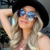 image:imageDIFF Lenox Polarized Designer Aviator Sunglasses for Women UV400 Protection Gold Stainless Steel FramesGold  Blue Gradient