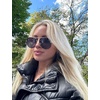 image:imageDIFF Lenox Polarized Designer Aviator Sunglasses for Women UV400 Protection Gold Stainless Steel FramesGold  Blue Gradient