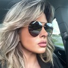 image:imageDIFF Lenox Polarized Designer Aviator Sunglasses for Women UV400 Protection Gold Stainless Steel FramesGold  Brown Gradient Mirror