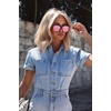 image:imageDIFF Meredith  Designer Square Sunglasses for Women  UV400 Mirrored LensHimalayan Tortoise