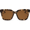 image:imageDIFF Meredith  Designer Square Sunglasses for Women  UV400 Polarized ProtectionEspresso Tortoise  Brown