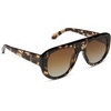image:imageDIFF Morgan Oversized Designer Aviator Sunglasses for Women  UV400 Polarized ProtectionEspresso Tortoise  Brown Gradient