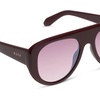 image:imageDIFF Morgan Oversized Designer Aviator Sunglasses for Women  UV400 Polarized ProtectionRugby Red