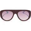 image:imageDIFF Morgan Oversized Designer Aviator Sunglasses for Women  UV400 Polarized ProtectionRugby Red