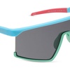 image:imageDIFF Sport Spike Designer Shield Sunglasses for women polarized protection Aqua Blue Green Coral  Grey