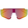 image:imageDIFF Sport Sunglasses Heat Lightweight Cycling Polarized Sunglasses UV400 ProtectionMatte White  Sunset Mirror