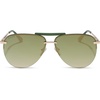 image:imageDIFF Tahoe  Designer Aviator Sunglasses for Women  UV400 Protection FramesGold  Aloe Green Gradient