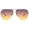 image:imageDIFF Tahoe  Designer Aviator Sunglasses for Women  UV400 Protection FramesGold  Inca Gradient