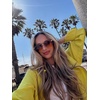 image:imageDIFF Tahoe  Designer Aviator Sunglasses for Women  UV400 Protection FramesGold  Inca Gradient