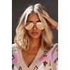 image:imageDIFF Tahoe  Designer Aviator Sunglasses for Women  UV400 ProtectionGold Powder Pink  Taupe Mirror
