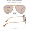image:imageDIFF Tahoe  Designer Aviator Sunglasses for Women  UV400 ProtectionRose Gold  Cherry Blossom Mirror