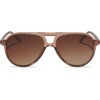 image:imageDIFF Tosca II Aviator Sunglasses for Women  Fashionable amp Trendy  UV400 ProtectionCaf Ole  Brown Gradient
