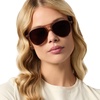 image:imageDIFF Tosca II Aviator Sunglasses for Women  Fashionable amp Trendy  UV400 ProtectionCaf Ole  Brown Gradient