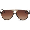 image:imageDIFF Tosca II Aviator Sunglasses for Women  Fashionable amp Trendy  UV400 ProtectionEspresso Tortoise  Brown Gradient