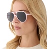 image:imageDIFF Tosca II Aviator Sunglasses for Women  Fashionable amp Trendy  UV400 ProtectionPowder Pink  Grey