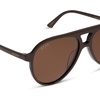 image:imageDIFF Tosca II Aviator Sunglasses for Women  Fashionable amp Trendy  UV400 ProtectionTruffle  Truffle