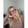 image:imageDIFF Tosca II Designer Blue Light Blocking Glasses  Oversized Aviator Frame  HEV Blue Filtering LensBlack