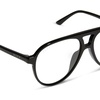 image:imageDIFF Tosca II Designer Blue Light Blocking Glasses  Oversized Aviator Frame  HEV Blue Filtering LensBlack
