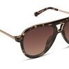 image:imageDIFF Tosca III Designer Aviator Sunglasses for Women  Fashionable amp Trendy Style  UV400 ProtectionEspresso Tortoise